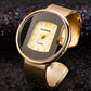 Women Watches New Luxury Brand Bracelet Watch Gold Silver Dial Lady Dress Quartz Clock Hot Bayan Kol Saati.