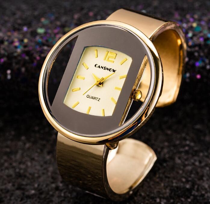 Women Watches New Luxury Brand Bracelet Watch Gold Silver Dial Lady Dress Quartz Clock Hot Bayan Kol Saati.