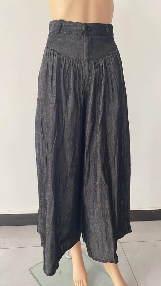 Women's Fashion Wide-leg Denim Bell-bottoms.
