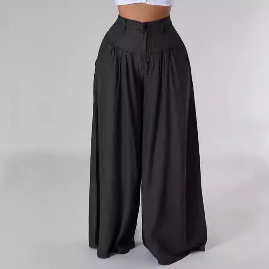 Women's Fashion Wide-leg Denim Bell-bottoms.