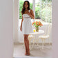 Women's Lace Splicing Sling Dress.