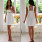 Women's Lace Splicing Sling Dress.
