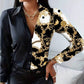 Women's Printed Belted Shirt.