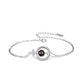 Women's S925 Round Diamond Embedded Star Bracelet.