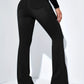 Women's Slim-fit Jeans Pants With Flared Design Fashion Casual High Waist Stretch Trousers.