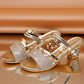 Women's summer  fashionable toe high heel casual sandals.