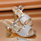 Women's summer  fashionable toe high heel casual sandals.